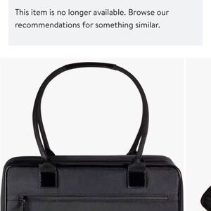 MAC Cosmetics Black Travel Tote Bag with Dual Shoulder Straps